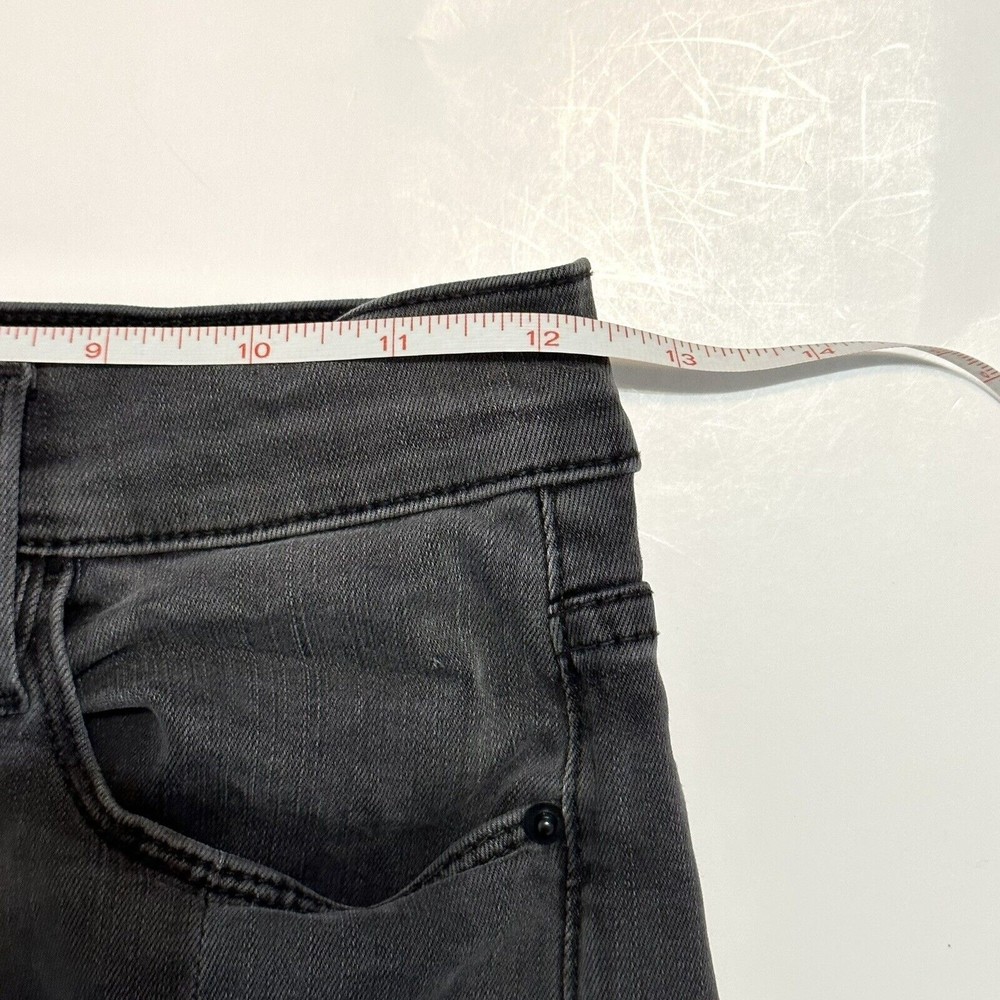 FRAME Denim Womens Size 23 Le Nouveau Straight Split Frey Hem Jeans Woodland - Picture 8 of 16